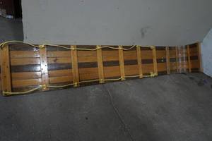 lot 239 image: vintage Peters toboggan sled