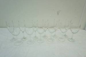 lot 247 image: wine and champagne glasses