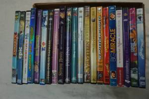 lot 251 image: childrens DVDs