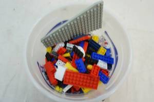 lot 118 image: 1 gallon of mini-Legos
