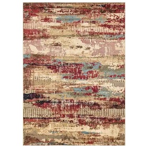 lot 18 image: Destiny Abstract Multi 7 ft 10 in x 9 ft 10 in Area Rug