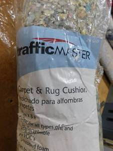 lot 92 image: TrafficMaster 6 ft. x 8 ft. 5 lb. Density Premium Plush Rug Pad
