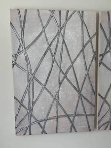 Metallic Lines Wall Art