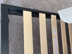 Queen Size Bed Frame, with bedding included