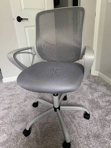 Gray  Silver Office Chair