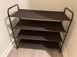 3 Fabric and Metal Storage Racks