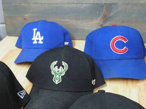 5 Assorted Team Baseball Caps