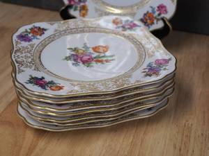 Vintage square plates