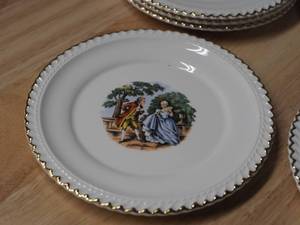 Vintage Bread & Butter plates