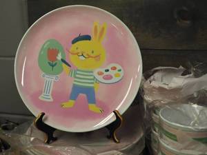 Easter plates and cups