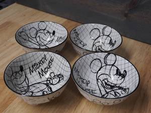 Mickey Mouse set of Bowls