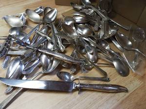 Silver plated flatware A