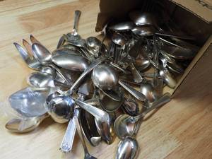Silver plated flatware B