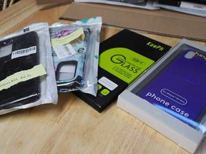 Phone cases and screen protectors