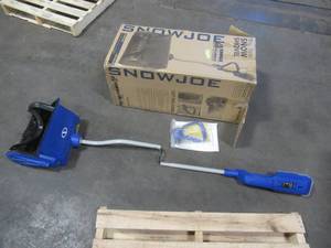 lot 709 image: Snow Joe iON Core Tool 40-Volt Cordless 13 in. Brushless Electric Snow Shovel - Battery  Charger Not Included.-  Untested.