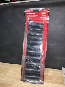 lot 6 image: Husky 12 in. Drive Deep SAE Impact Socket Set (11-Piece). See Pictures