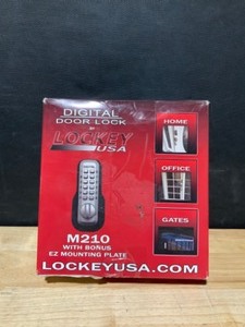 lot 15 image: Unbranded Marine Grade Single Cylinder Digital Keypad Deadbolt. See Pictures