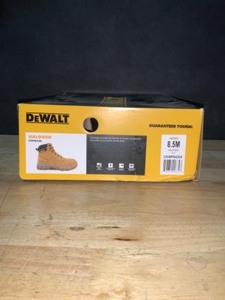 lot 24 image: DEWALT Mens Halogen 6 Work Boots - Steel Toe - Wheat Size 8.5(M). See Pictures