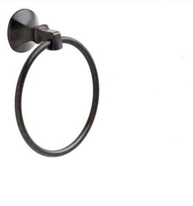 lot 67 image: (2) Delta Ashlyn Towel Ring in Venetian Bronze. See Pictures