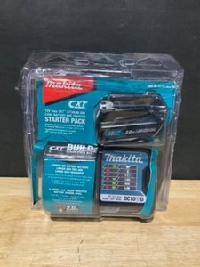 lot 79 image: Makita 12-Volt MAX CXT Lithium-Ion Compact Battery Pack 2.0Ah and Charger Starter Kit. See Pictures