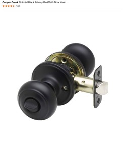 lot 86 image: (4) Defiant Castle Satin Nickel Electronic Door Handleset with Hartford Knob. See Pictures