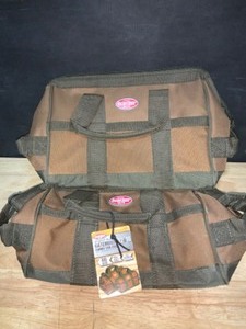 lot 89 image: BUCKET BOSS Gatemouth 12 in. and 16 in. Tool Bag Combo. See Pictures