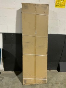lot 116 image: Husky Ready-to-Assemble 24-Gauge Steel Garage Gear Cabinet in Black (36 in. W x 72 in. H x 24 in. D). See Pictures