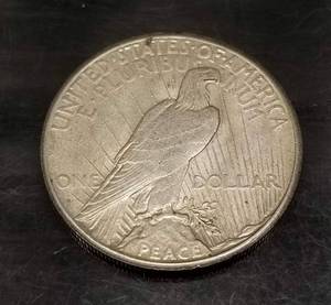 1925-S PEACE SILVER DOLLAR