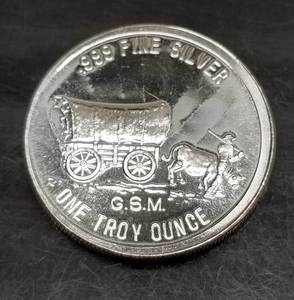 1 TROY OZ .999 FINE SILVER PROSPECTOR