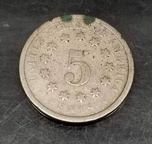 1870 US SHIELD NICKEL