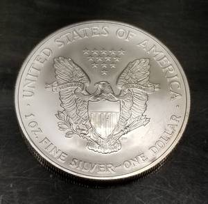 2007 AMERICAN SILVER EAGLE 1 TROY OZ .999 FINE SILVER DOLLAR