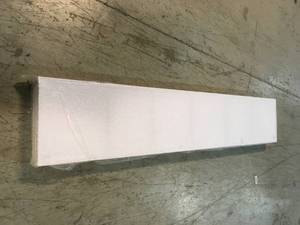 Oriental Furniture 7 ft. White Do It Yourself Canvas 5-Panel Room Divider - Good Condition - Review all pictures