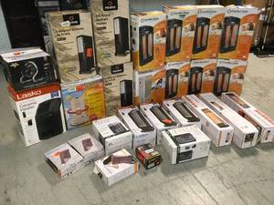 Mixed Pallet of Heaters - Various Models and Conditions - Review all pictures