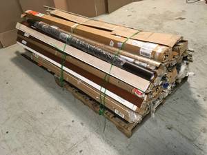 Mixed Pallet of Blinds and Moling - Please Review all pictures - Customer Returns