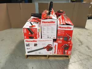 lot 3 image: Mixed Lot of assorted Homelite 2 Cycle Gas BlowerVacs - Customer Returns