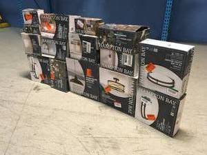 lot 23 image: Mix Lot of assorted Hampton Bay Fixtures and Lights - Review all pictures