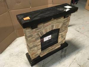 lot 33 image: Home Fireplace in Stone Rock - Contains DAMAGE - Review all pictures