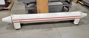 Aluminum Pontoon Storage tube - About 9 Long - NO SHIPPING