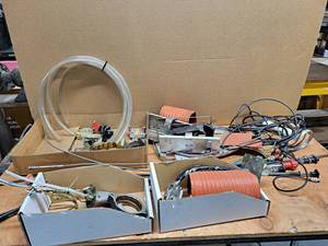 Lot of Assorted Aircraft Parts - Cables, Pitot Parts, Stall Warning, ELT Brackets and More - NO SHIPPING