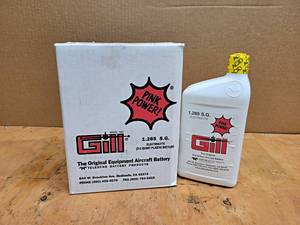 New Old Stock Gill Sulfuric Acid - 4 Quarts - NO SHIPPING