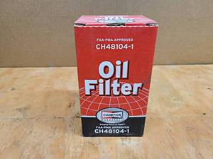 Champion Aerospace Oil Filter - Part No. CH48104-1 - New in Box