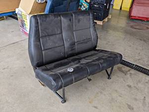 Black Cessna Airplane Bench Seat - NO SHIPPING
