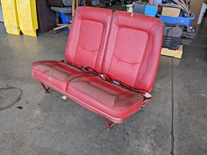 Red Cessna Airplane Bench Seat - NO SHIPPING