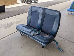 Blue Cessna Airplane Bench Seat - NO SHIPPING