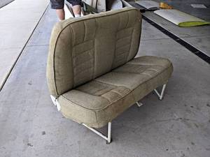 Green Cessna Airplane Bench Seat - NO SHIPPING