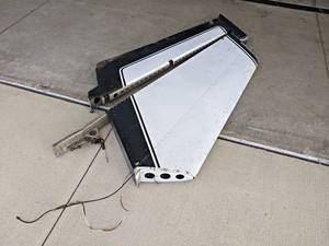 Cessna Vertical Stabilizer and Rudder - NO SHIPPING