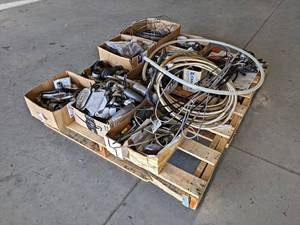 Pallet Lot of Airplane Parts - Brakes, Cables, Hardware and More - NO SHIPPING