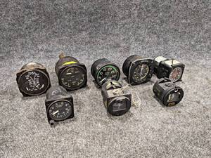 Lot of (8) Aircraft Tachometer, Directional and More