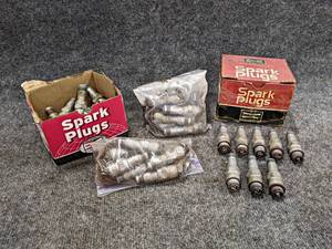 Lot of (40) Assorted Champion Aviation Spark Plugs - Includes REM38E, REM40E and More