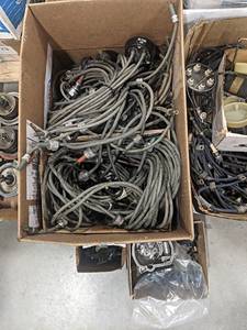 Lot of Assorted Magneto  Spark Plug Cables and Magneto Parts
